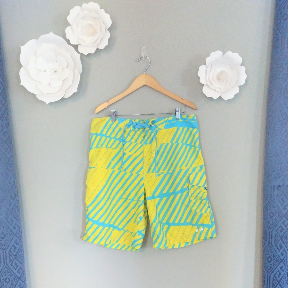 Oakley Men's Neon Board Shorts 🌊